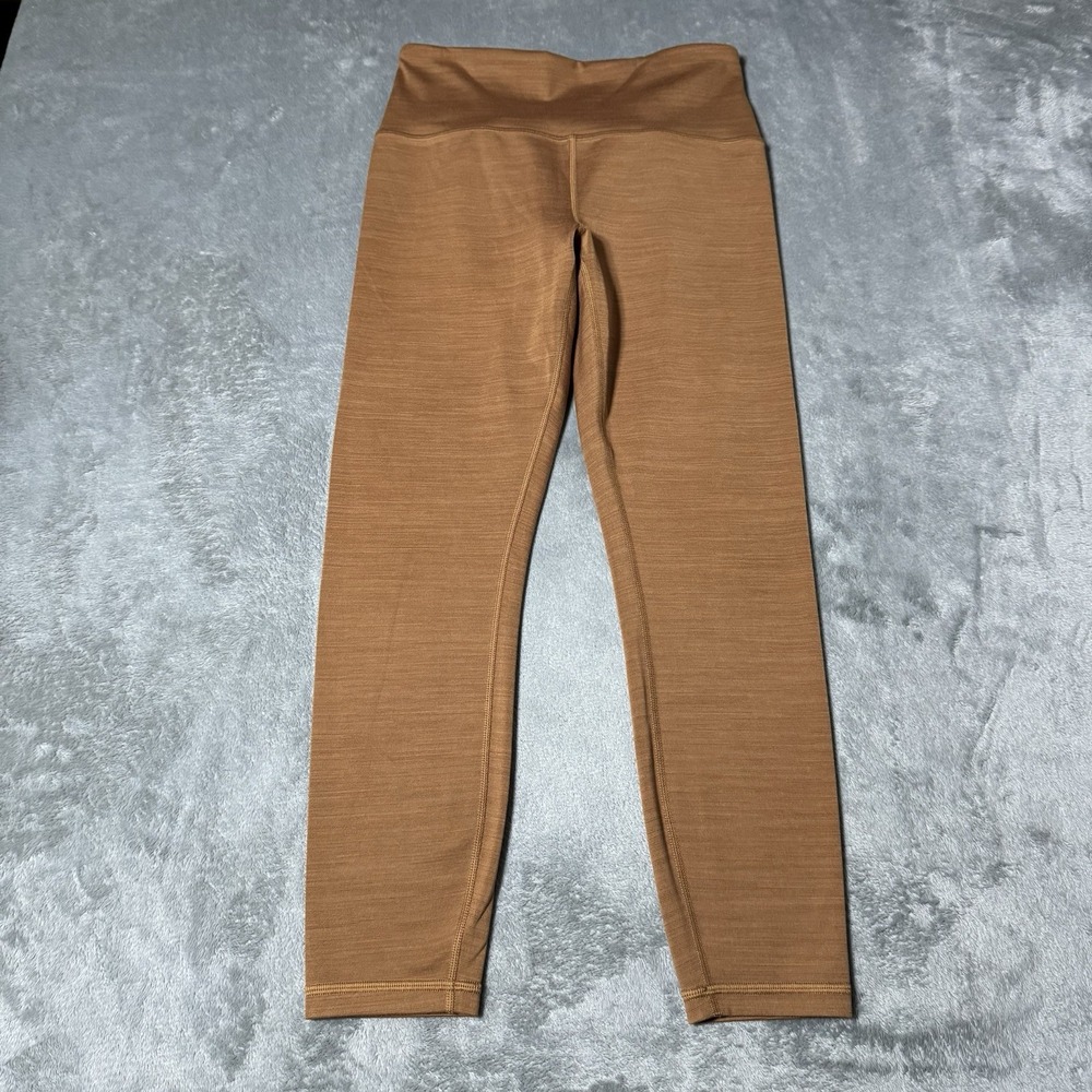 Athleta Women's Size Small Elation Space Dye 7/8 Tight‎ in Orange Athletic Yoga